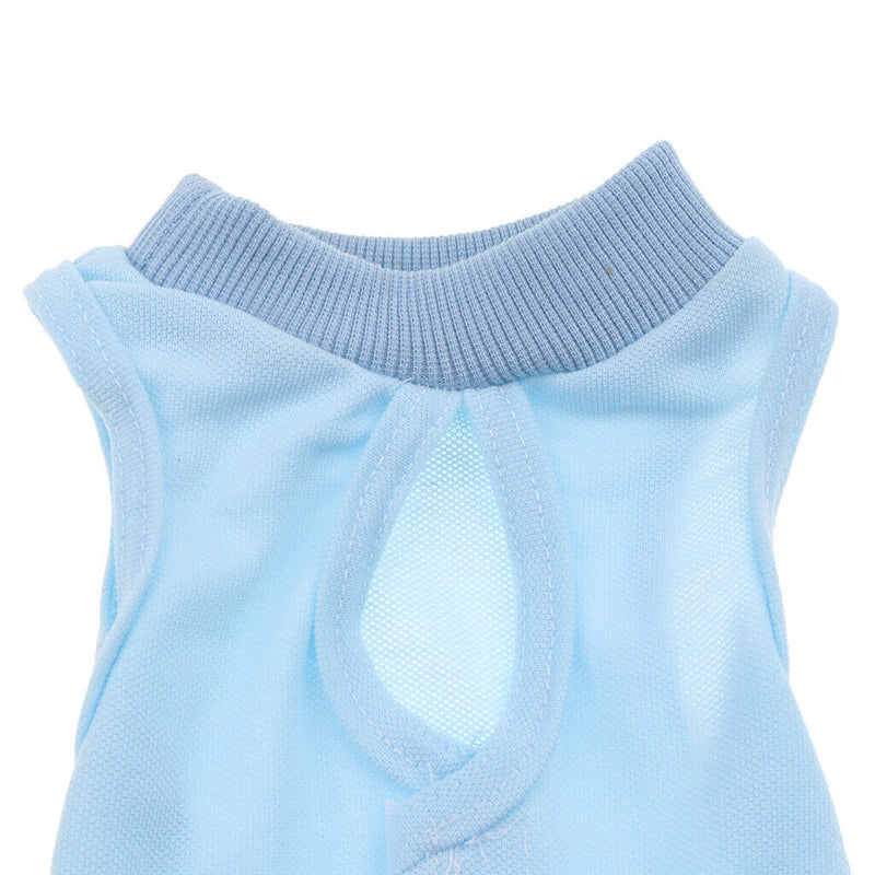 2 Pcs Medical Pet Shirt Dog Cat Operation Wound Dressing Recovery Body Suit