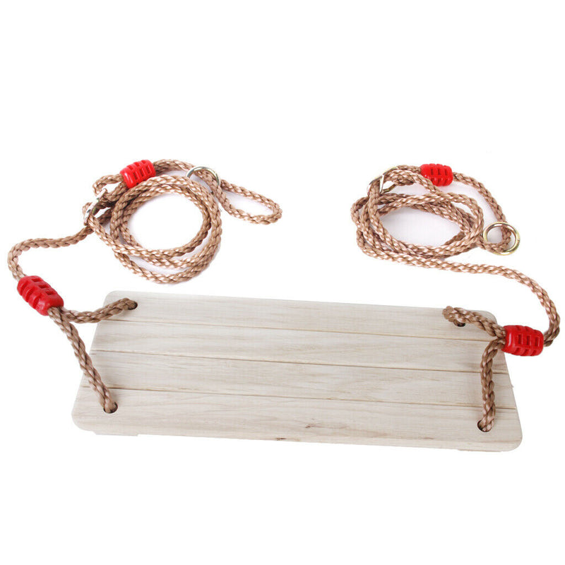 Playground Strong Wooden Hanging Swing Seat Replacement for Kids Fun Play