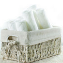 10PCS Cotton Cloth Baby Diapers Inserts Liners 3 Layers Reusable Newborn Nappy