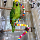Pet Bird Parrot Swing Toys Cage Hanging Chew Bite Parakeet Cockatiel Cockatoo