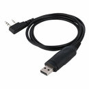 Usb Programming Cable For Baofeng Uv-5R 888S For Kenwood 2 Pin Radio Walkie E3H9