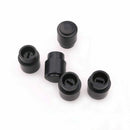 Guitar Toggle Switch Cap Tip Push On Top Hat Round Black Parts Pack Of 5 B4U7