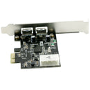 2-Port Superspeed Usb 3.0 Pci-E Pcie Pci Express 4-Pin Ide Expansion Connec Z1B9