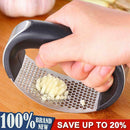 Stainless Steel Garlic Press Crusher Manual Tool Rocking Mincer Squeezer Kitchen