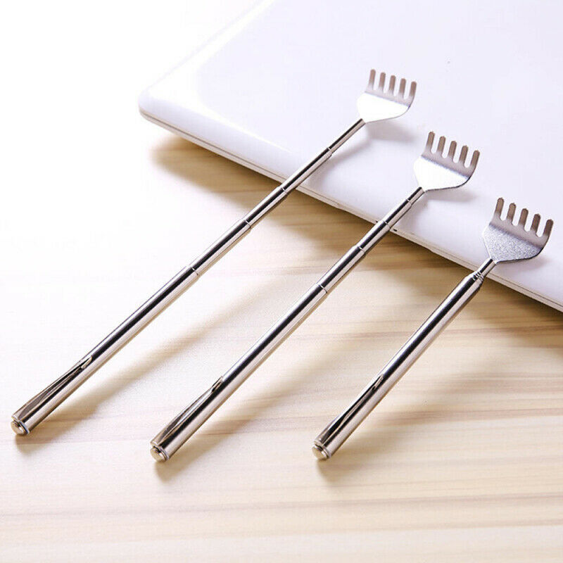 5x Extendable Portable Metal Back Scratcher Handy Pocket Telescopic Pen S ARX