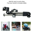 Stainless Steel Electric Bicycle For Bike Summer Umbrella Stand Angle Adjustable