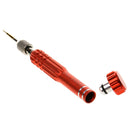 5 In 1 Aluminium Magnetic Phone Repair Opening Tool Screwdriver Set Red