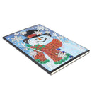 DIY Christmas Snowman Special Shaped Diamond Painting 60 Pages A5 Notebook