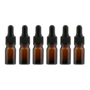 Packs of 36 Amber Glass Bottles with Eye Dropper for Essential Oil 5ml+10ml+15ml