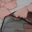 Fashion Elegant Women Flower yarn Long Scarf Soft Shawl Gift Pink