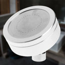 Aluminum Space Pressurized Shower Head Nozzle 3.2 inch Bathroom Hotel Sprinkler