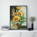 Flower 5D DIY Full Round Drill Diamond Painting Embroidery Kit Craft (B882)