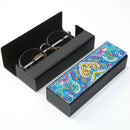 DIY Diamond Painting Leather Eye Glasses Storage Case Travel Sunglasses Box
