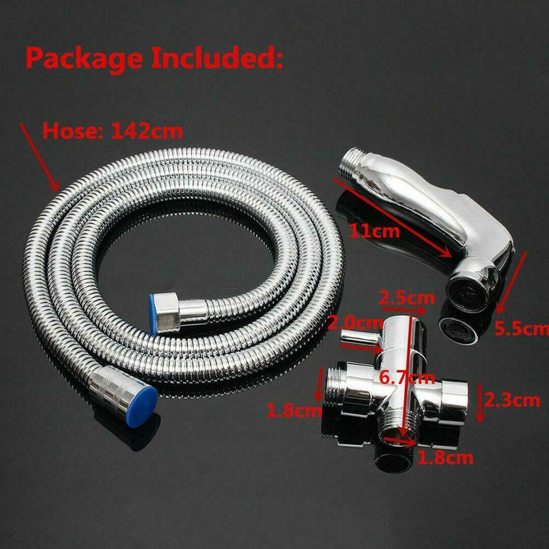Hand held shower head Douche Bidet Toilet Spray Supercharged Hand Shower