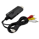 1080P HDMI to RCA Convert Cable Male to 3RCA AV Composite Male Adapter Cord