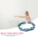 Pilates Yoga Elastic Resistance Strap Latin Training Stretch Band (Blue) A