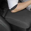 Auto Center Console Armrest Pad Cover For 2018 2 & 4 Door Jeep Wrangler JL Black