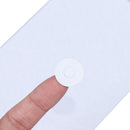 100Pcs White 18650 High Temperature Resistance Hollow Head Insulation Pad ME