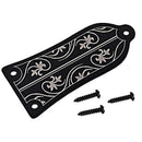 3 Holes Printing Electric Guitar Truss Rod Cover with Screws Musical Instrument