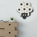 Iron Toilet Roll Holder Paper Tissue Storage Dispenser Stand Wall Mounted