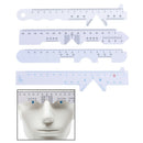 4 Types 4pcs/Set White Eye Straight Edge PD Ruler Pupillary Distance Rulers FT