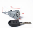Car Left Door Lock Cylinder With Key Car Safety Lock Core For VW Polo 1997-2005