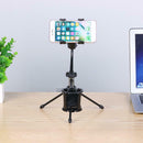 Portable Foldable Microphone Tripod Bracket with Double Layer Blowout Preventer