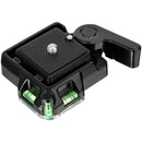 Clamp Quick Release QR 40 Plate For Tripod Monopod Ball Head DSLR Came SIL