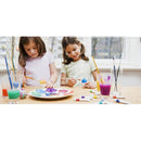 6X Sponge Brushes Handle Paint Brushes Tools Children DIY Art Graffiti Tools LJ