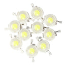 10 PCS LED Bulb Lamp 1W Light White Lights 120Â°