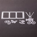Multi-use Camera Film Series Metals Cutting Dies Stencils for  Decorative Car BX