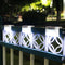 4pcs LED Outdoor Solar Wall Stair Light IP65 Porch Garden Lamp (Cold White)