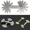 58x Blades Metric Whitworth 55/60 Degree Thread Measuring Y1U8 Pitch Screw E1B0