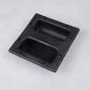 2Pcs Black PP plastic recessed handle for guitar amp cabinet speaker 146*139m ES