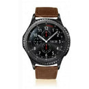 22Mm Leather Adjustable Smart Bracelet Wrist Strap Watch Band Replacement foD2L1