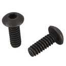 No. 6-32 UNC x 3/8 Alloy Steel Hex Socket Screws, Black, 20 Pieces D9V3