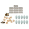 10PC Hamster Rat Chinchilla Rabbit Teeth Grinder Mineral Stone MY35