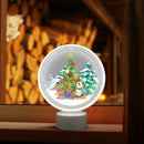 Christmas Tree DIY Special Shaped Drill Diamond Painting LED Mosaic Lights