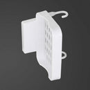 Practical 3 White Punch-Free Soap Boxes With Hooks For Bathroom Useful