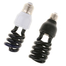 2x UV Fluorescent Blacklight Glowing Bulb Party Event Light Money Detector E27