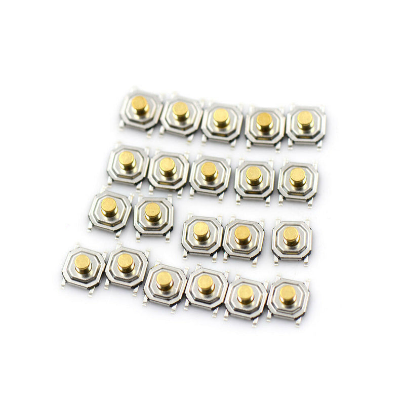 20x 4x4x3mm Micro Waterproof Copper Tactile Tact Touch Push Button Switch S Hn