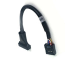 2 pcs USB 3.0 9-pin Header Male to USB 2.0 20-pin Female Adapter Cable for PC