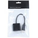 Display port DP male HDMI female M / F adapter cable Spare parts Black