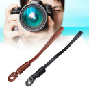 Brown Leather Camera Hand Wrist Strap Canon Nikon Camera DSLR Sony ILDC S NRZ
