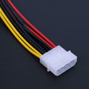 4Pin IDE to 2 Serial ATA SATA Y Splitter Hard Drive Power Adapter Cable