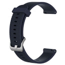Silicone Adjustable 18mm Watchband Wrist Strap for Ticwacth C2 (Navy Blue) A
