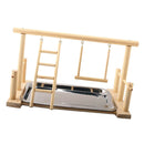 2pcs Portable Bird Play Stand Parrot Playground Playgym