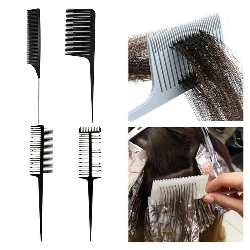 4x Hairdressing Weaving Styling Hair