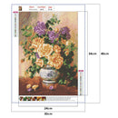 5D DIY Diamond Painting Flower Vase Full Drill Embroidery Pictures (JH118)