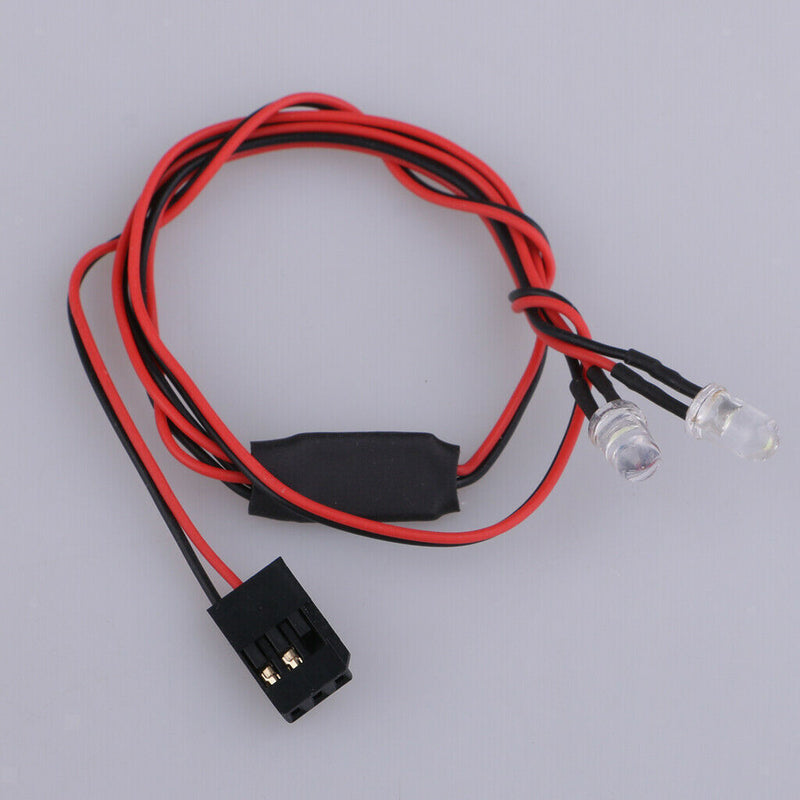 1/10 Scale RC Climbing Truck Spotlights 2 LED Lamps for Traxxas HSP HPI D90